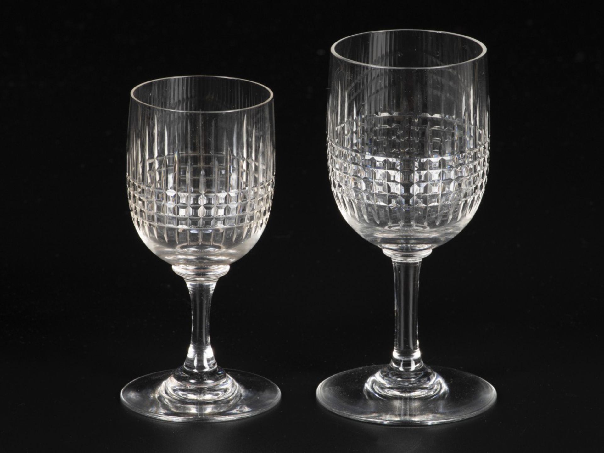 (15) piece set of Baccarat glasses. - Image 2 of 2