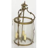 A Transition-style hall lantern, France, ca. 1900.