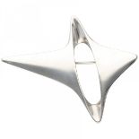 Georg Jensen no.339 silver modernist 'Star' brooch - 925/1000.