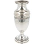 Decorative vase silver.