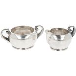 Creamer set silver.