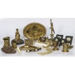 A lot with various copper items, 20th century.