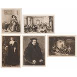 A small collection of (5) etchings after Dutch Old Masters