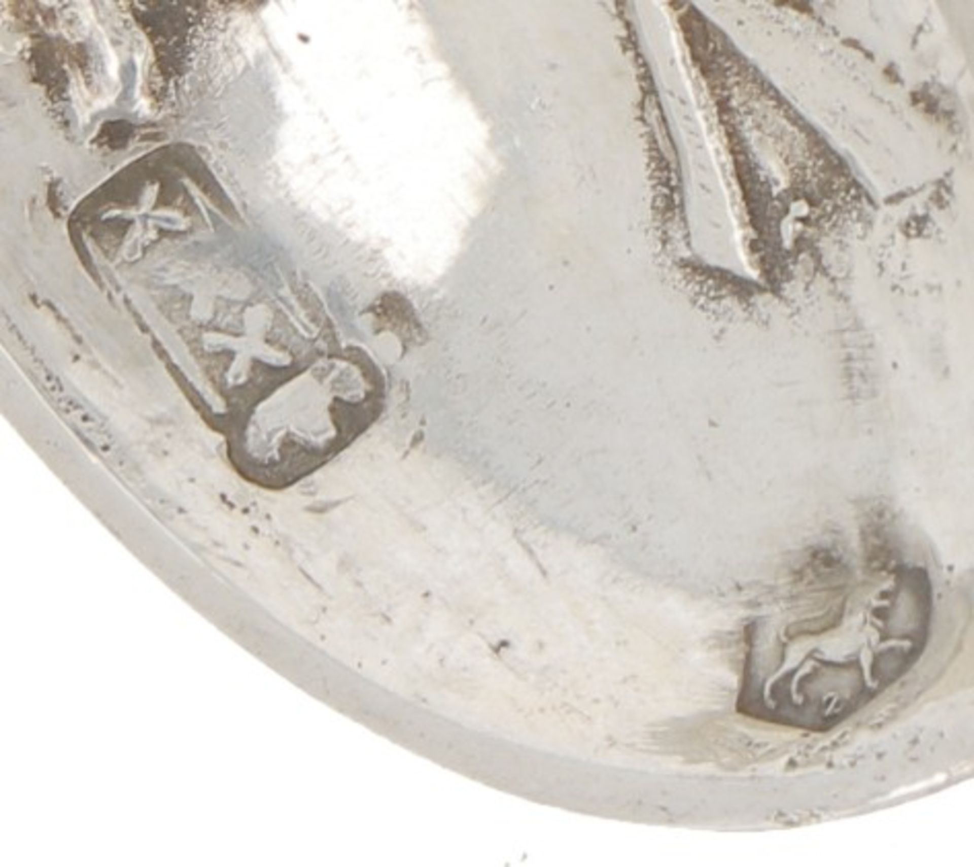 (6) piece set of silver teaspoons. - Bild 2 aus 2