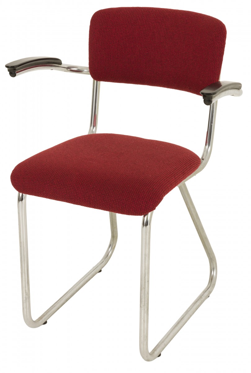 A Gispen chair, model: 213, Dutch, mid. 20e eeuw.