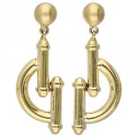 Yellow gold vintage earrings - 14 ct.