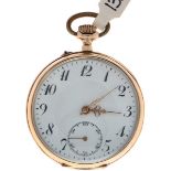 Golden Gentleman’s pocket watch gold - ca. 1900