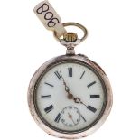 Silver Pocketwatch - Gent's - appr. 1880