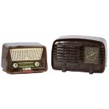 A lot comprised of (2) various old radios, Tesla & Strad, 1st half of the 20th century.