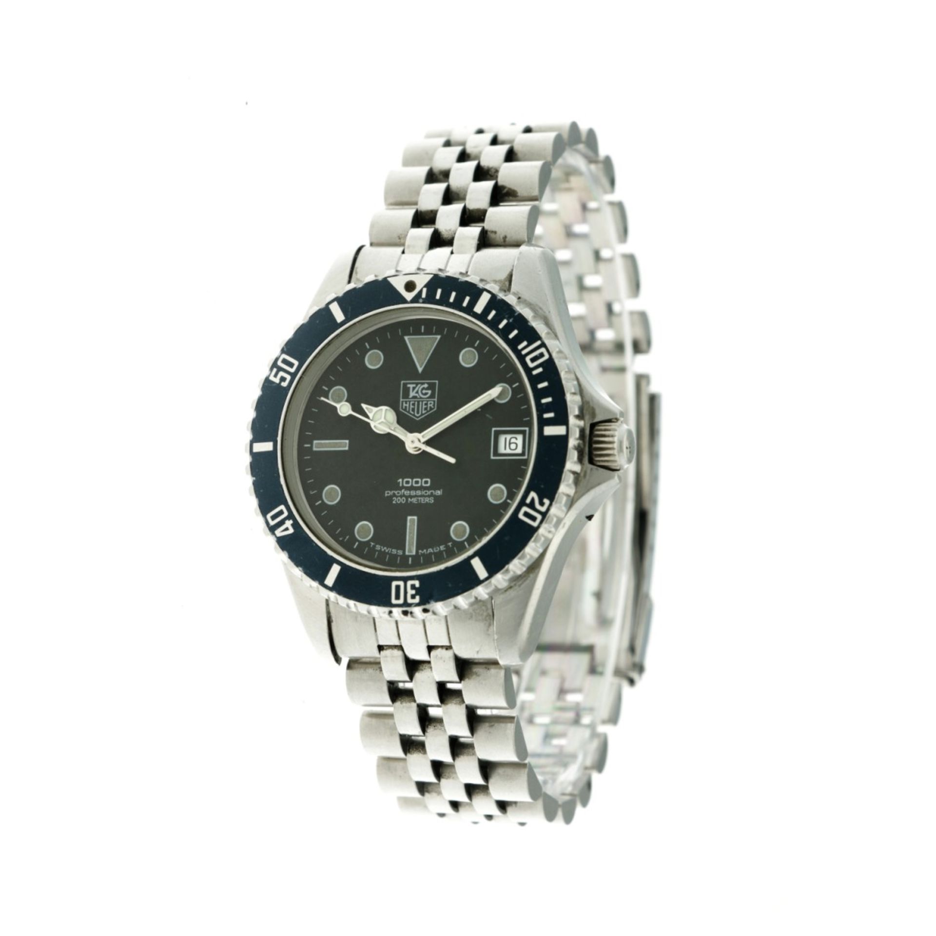 Tag Heuer 1000 Professional 980.013D - Men's watch appr. 1992. - Image 2 of 6