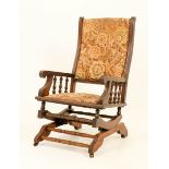 A rocking chair, England, late 19th century.