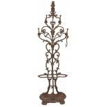 A large cast iron coat rack, Dutch, late 19th century.