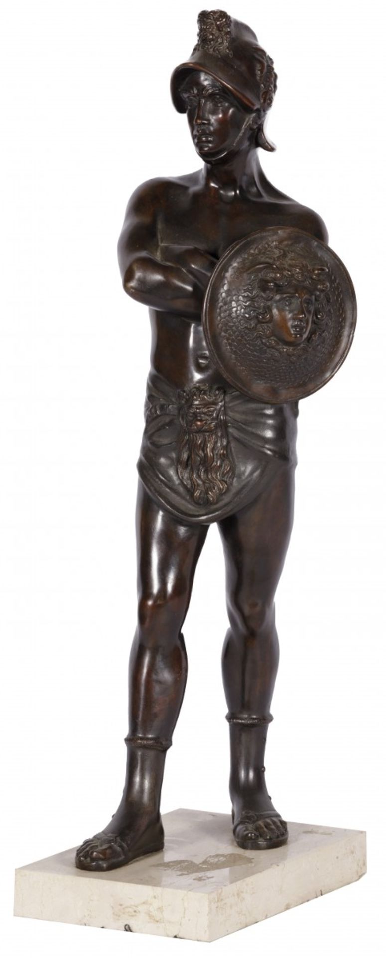 A bronze sculpture depicting Perseus, 1st half 20th century.