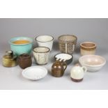 A (12) piece lot of earthenware, a.w. 'Zaalberg Holland', The Netherlands, 20th century.