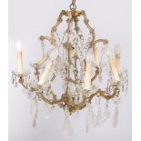 A Louis XV-style pendant chandelier, Austria(?), 20th century.