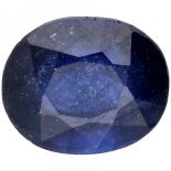 GJSPC Certified Natural Blue Sapphire Gemstone 9.77 ct.