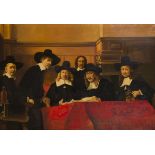After Rembrandt Harmensz. van Rijn (Leiden 1606 - 1669 Amsterdam), Syndics of the Drapers' Guild.