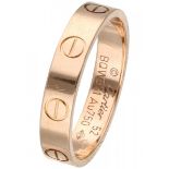 Rose gold Cartier Love band ring - 18 ct.