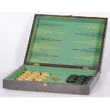 A back-gammon game, first half 20th century.