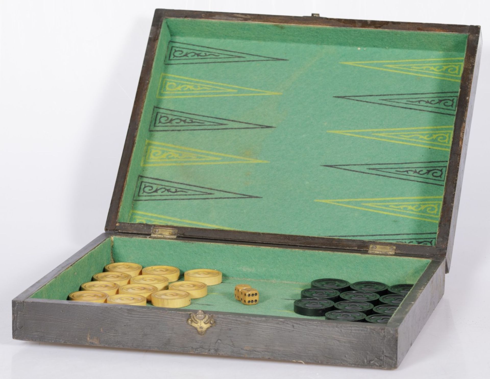 A back-gammon game, first half 20th century.