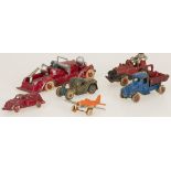 (6) lot of Hubley model cars