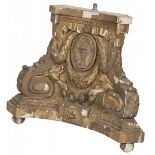 A carved capital originating from a pilaster, late 19th century.