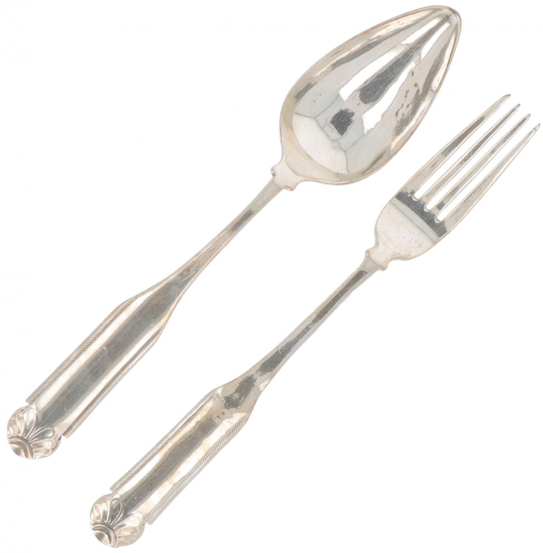 (2) piece set spoon & fork (Sander Jacob van der Hoeven)