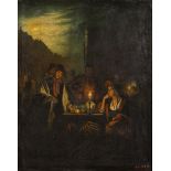 Follower of Petrus van Schendel (Terheijden 1806 - 1870 Brussel), The night market.