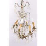 A Louis XV-style pendant chandelier, France, 20th century.
