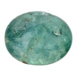 GJSPC Certified Natural Zambia Emerald Gemstone 2.58 ct.