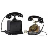 A lot comprised of (2) various telephones, 1st half 20th century.