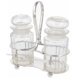 Cruet set silver-plated