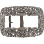 Belt buckle silver.