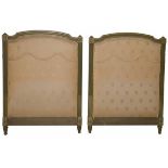 A set of (2) Louis XVI-style head boards for at a bed end, France, mid. 20th century.