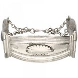 Antique silver Dutch bible clasp bracelet - 835/1000.