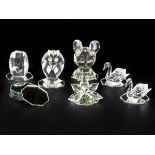 (21) Part lot Swarovski miniatures.