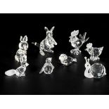 (8) Part lot Swarovski miniatures.