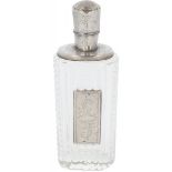 Perfume flacon silver.