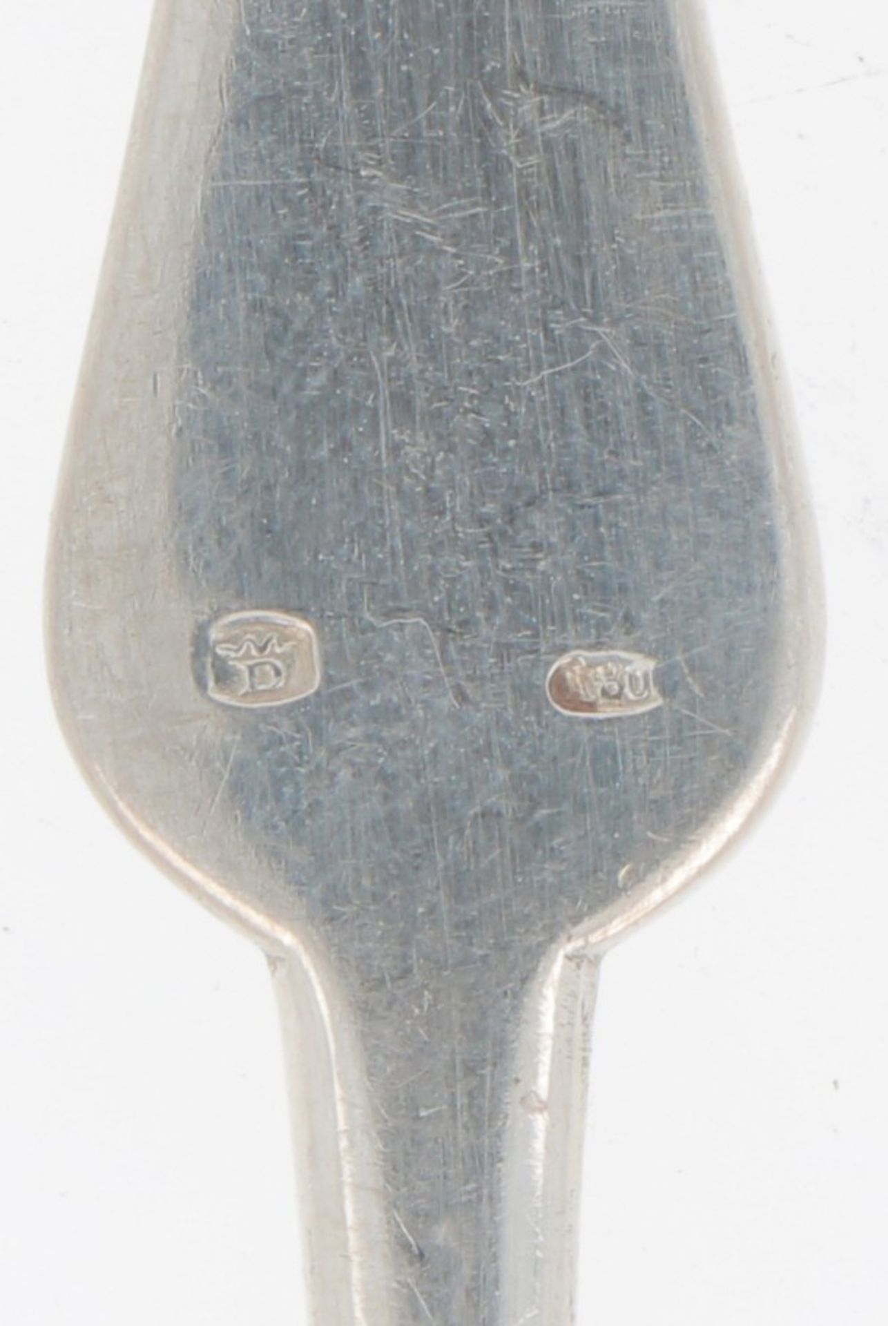 (8) piece set of silver fish cutlery. - Bild 2 aus 2