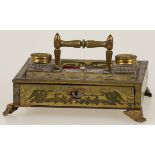 A Boulle-style desk set, France(?), ca. 1900.