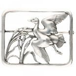 Georg Jensen no.300 silver 'Duck' brooch - 925/1000.