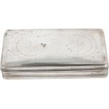 Tobacco box silver.