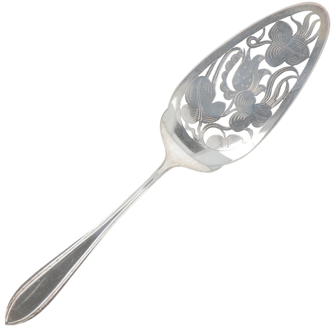 Pastry spoon silver.