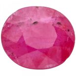 GJSPC Certified Natural Burma Ruby Gemstone 1.55 ct.