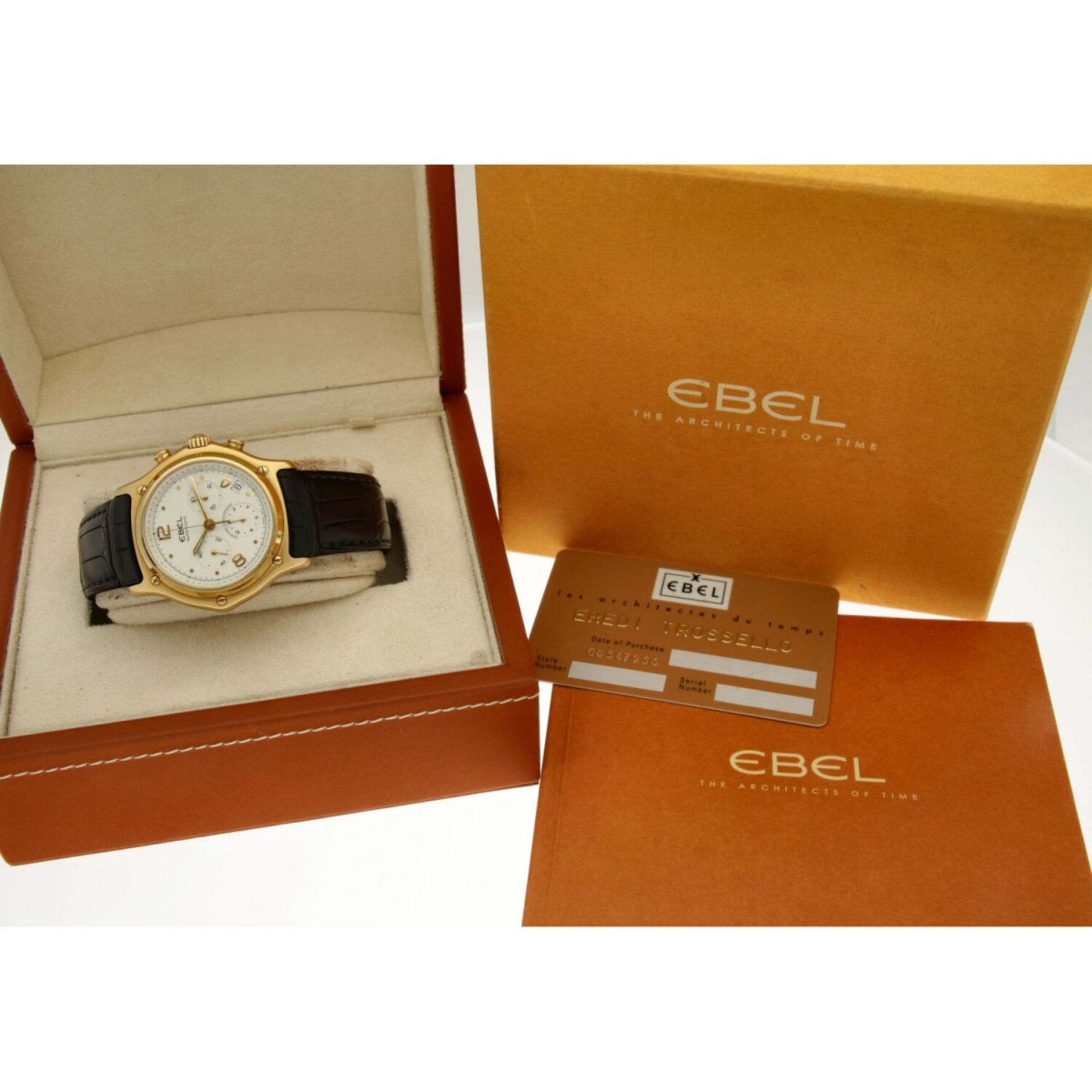 Ebel 1911 Chronograph E8137241 - Men's Watch appr. 2000. - Bild 7 aus 7