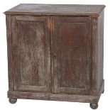 An oak 2-door sideboard, Holland, ca. 1900.