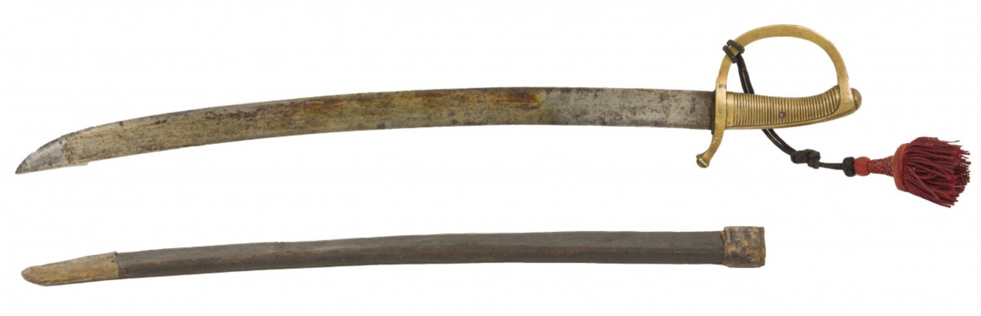 A briquet infantry saber / short sword, Dutch, 19th century. - Bild 2 aus 3