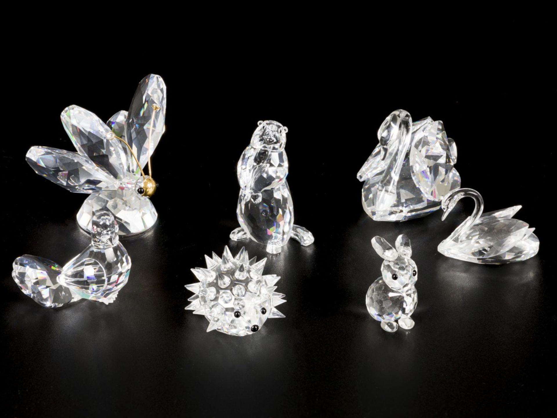 (7) Part lot Swarovski miniatures.