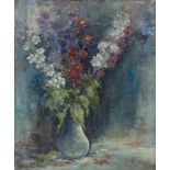 Janus Kluijtmans (Hilvarenbeek 1919 - 2004), A bouquet of flowers in a vase.