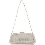 Purse / ball bag silver.